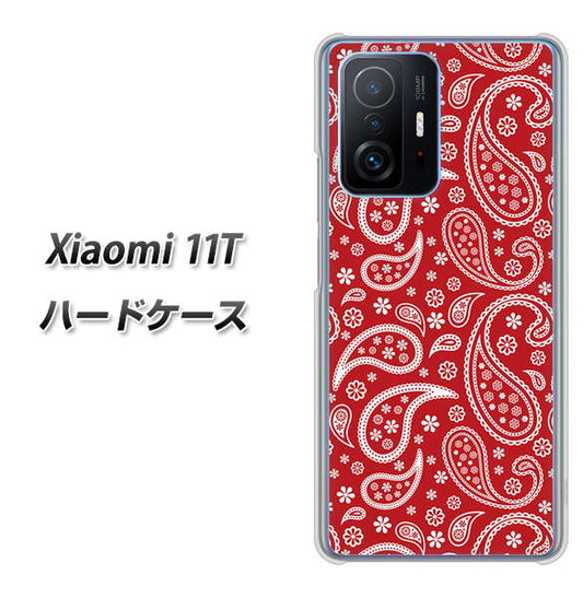 Xiaomi 11T 高画質仕上げ 背面印刷 ハードケース【765 ペイズリーエンジ】