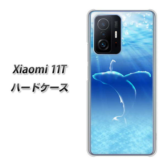 Xiaomi 11T 高画質仕上げ 背面印刷 ハードケース【1047 海の守り神くじら】