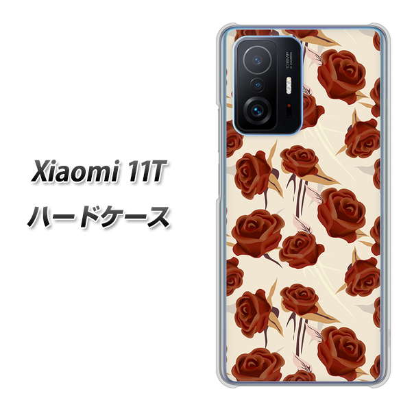 Xiaomi 11T 高画質仕上げ 背面印刷 ハードケース【1157 クラシックローズ】