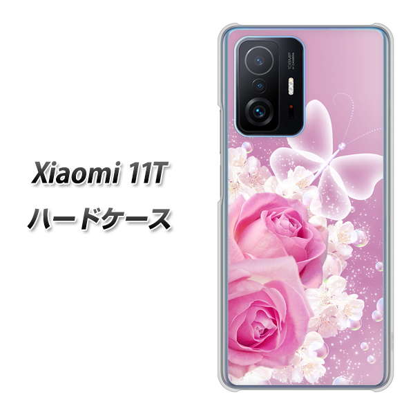 Xiaomi 11T 高画質仕上げ 背面印刷 ハードケース【1166 ローズロマンス】