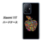 Xiaomi 11T 高画質仕上げ 背面印刷 ハードケース【1195 カラフルアップル】