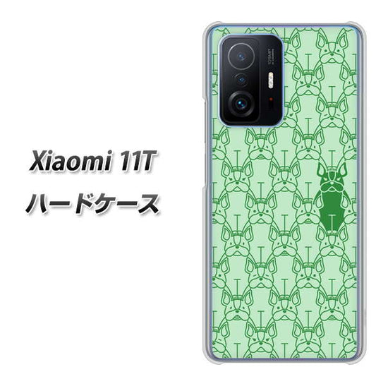 Xiaomi 11T 高画質仕上げ 背面印刷 ハードケース【MA916 パターン ドッグ】