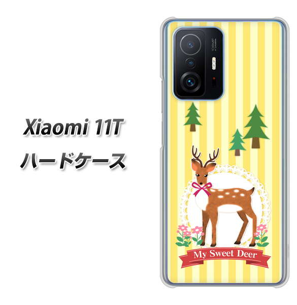 Xiaomi 11T 高画質仕上げ 背面印刷 ハードケース【SC826 森の鹿】