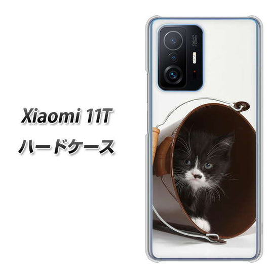 Xiaomi 11T 高画質仕上げ 背面印刷 ハードケース【VA800 ネコとバケツ】