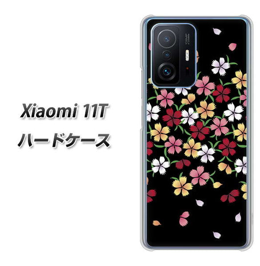 Xiaomi 11T 高画質仕上げ 背面印刷 ハードケース【YJ323 和柄 なでしこ】