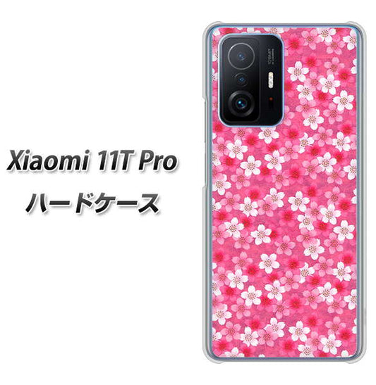 Xiaomi 11T Pro 高画質仕上げ 背面印刷 ハードケース【065 さくら】