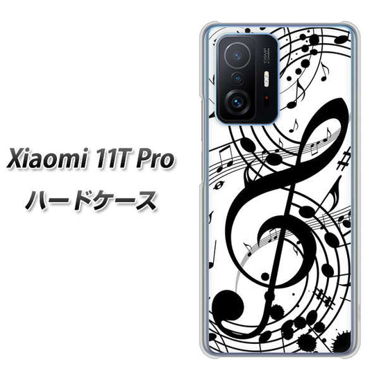Xiaomi 11T Pro 高画質仕上げ 背面印刷 ハードケース【260 あふれる音符】