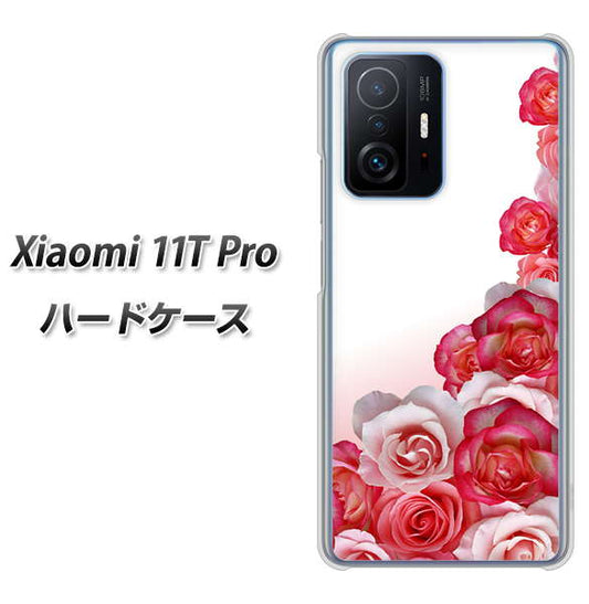 Xiaomi 11T Pro 高画質仕上げ 背面印刷 ハードケース【299 薔薇の壁】