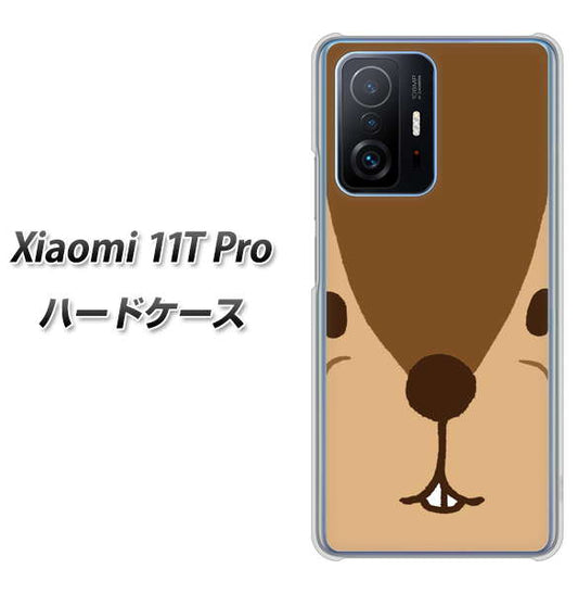 Xiaomi 11T Pro 高画質仕上げ 背面印刷 ハードケース【349 りす】
