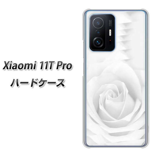 Xiaomi 11T Pro 高画質仕上げ 背面印刷 ハードケース【402 ホワイトＲｏｓｅ】