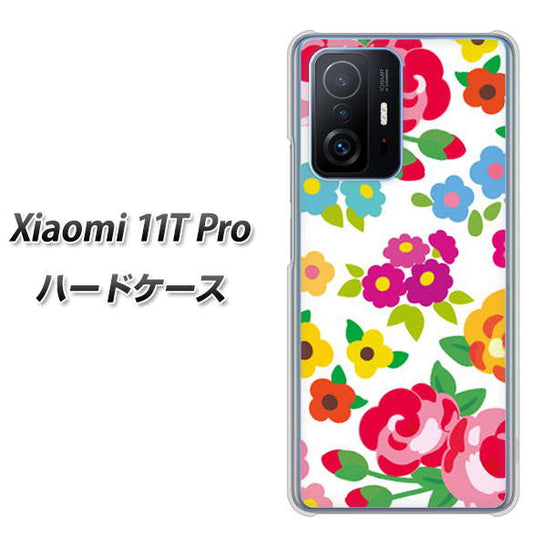 Xiaomi 11T Pro 高画質仕上げ 背面印刷 ハードケース【776 5月のフラワーガーデン】