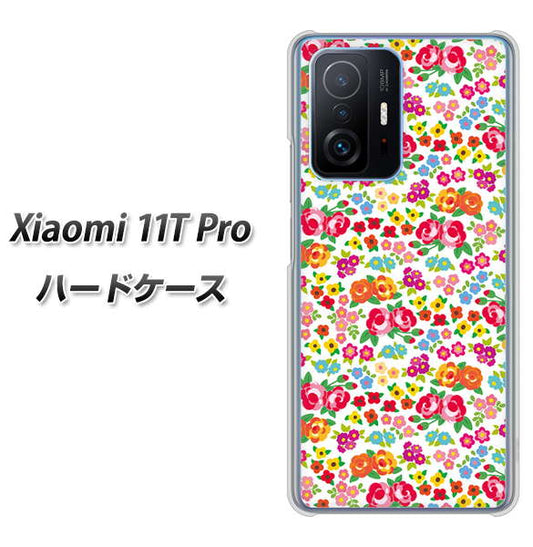 Xiaomi 11T Pro 高画質仕上げ 背面印刷 ハードケース【777 マイクロリバティプリントWH】