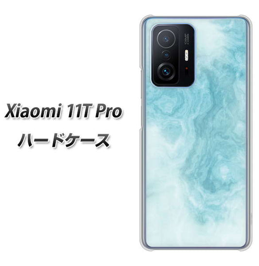 Xiaomi 11T Pro 高画質仕上げ 背面印刷 ハードケース【KM868 大理石BL】