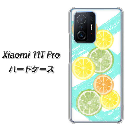 Xiaomi 11T Pro 高画質仕上げ 背面印刷 ハードケース【YJ183 オレンジライム】