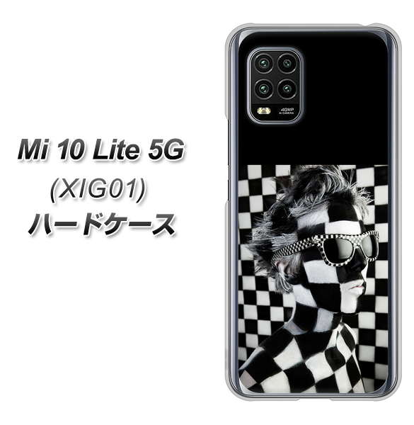 au Xiaomi（シャオミ）Mi 10 Lite 5G XIG01 高画質仕上げ 背面印刷 ハードケース【357 bk&wh】