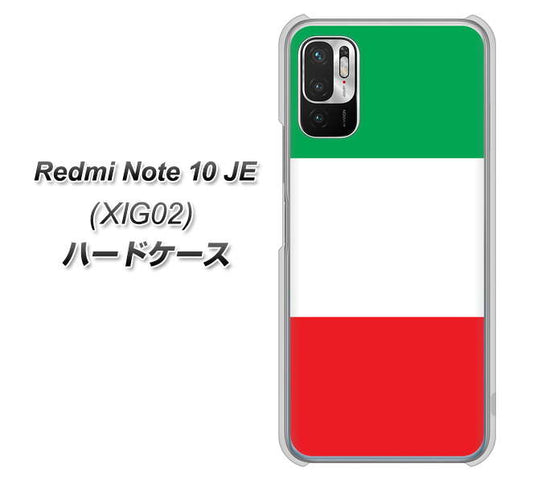 Redmi Note 10 JE XIG02 au 高画質仕上げ 背面印刷 ハードケース【676 イタリア】