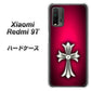 SIMフリー Xiaomi（シャオミ）Redmi 9T 高画質仕上げ 背面印刷 ハードケース【249 クロスレッド】