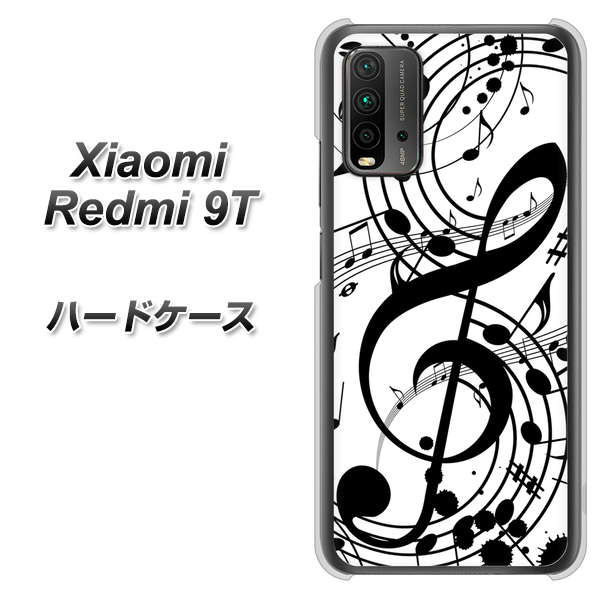 SIMフリー Xiaomi（シャオミ）Redmi 9T 高画質仕上げ 背面印刷 ハードケース【260 あふれる音符】