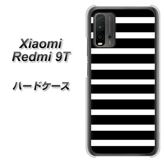 Redmi 9T 330 サイドボーダーブラック ハードケース 背面印刷