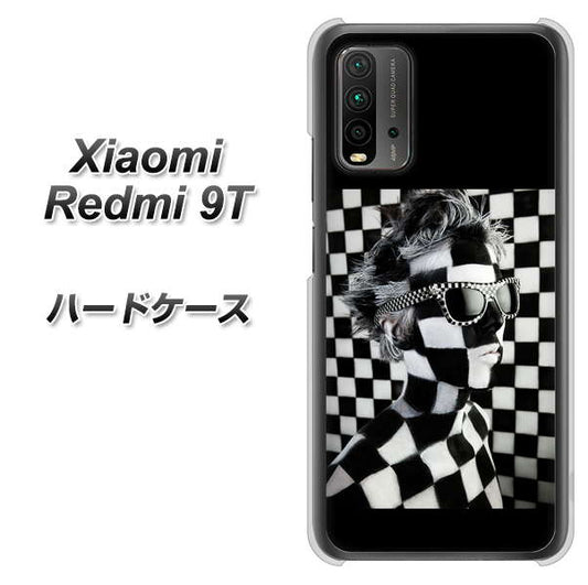 Redmi 9T 357 bk&wh ハードケース 背面印刷
