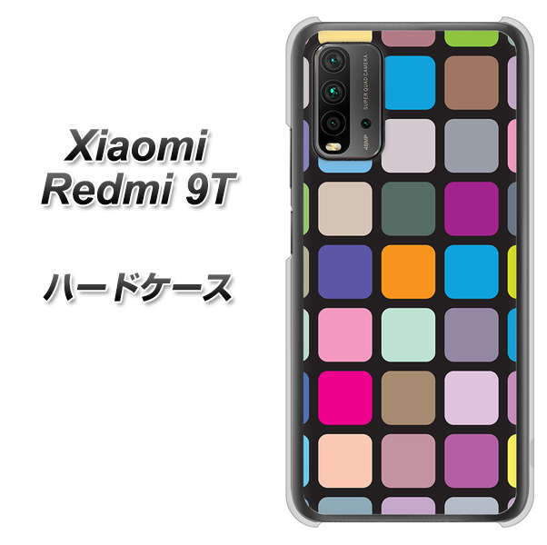 SIMフリー Xiaomi（シャオミ）Redmi 9T 高画質仕上げ 背面印刷 ハードケース【509 カラースクエア】