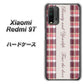 SIMフリー Xiaomi（シャオミ）Redmi 9T 高画質仕上げ 背面印刷 ハードケース【518 チェック柄besuty】