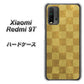 SIMフリー Xiaomi（シャオミ）Redmi 9T 高画質仕上げ 背面印刷 ハードケース【619 市松模様－金（骨董風に傷んだイメージ）】