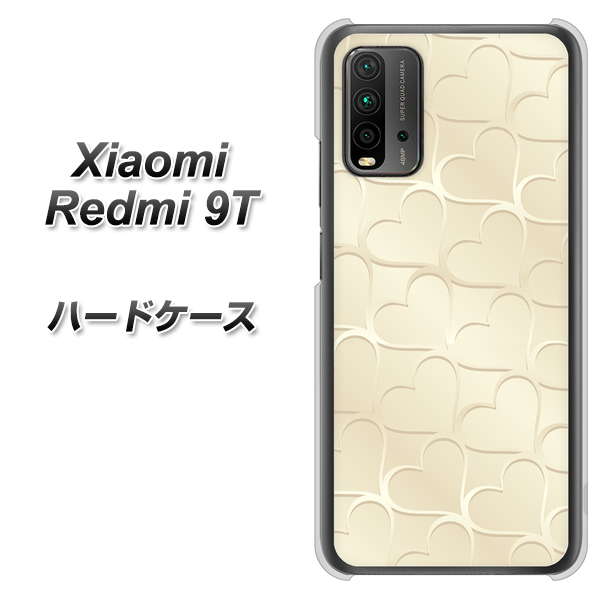 SIMフリー Xiaomi（シャオミ）Redmi 9T 高画質仕上げ 背面印刷 ハードケース【630 かくれハート】