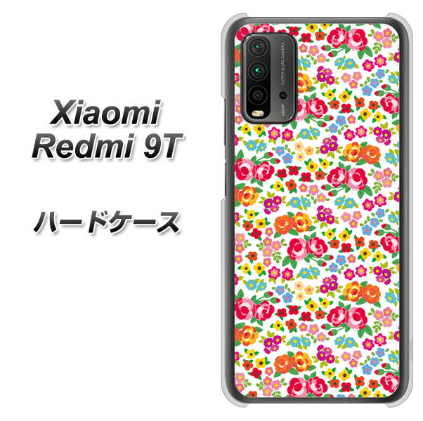 SIMフリー Xiaomi（シャオミ）Redmi 9T 高画質仕上げ 背面印刷 ハードケース【777 マイクロリバティプリントWH】