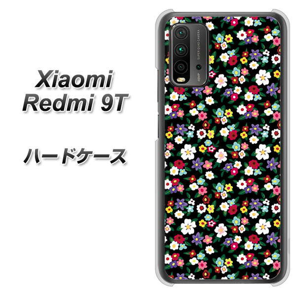 SIMフリー Xiaomi（シャオミ）Redmi 9T 高画質仕上げ 背面印刷 ハードケース【778 マイクロリバティプリントBK】