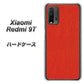 SIMフリー Xiaomi（シャオミ）Redmi 9T 高画質仕上げ 背面印刷 ハードケース【EK852 レザー風レッド】