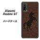 SIMフリー Xiaomi（シャオミ）Redmi 9T 高画質仕上げ 背面印刷 ハードケース【EK861  レザー風馬】