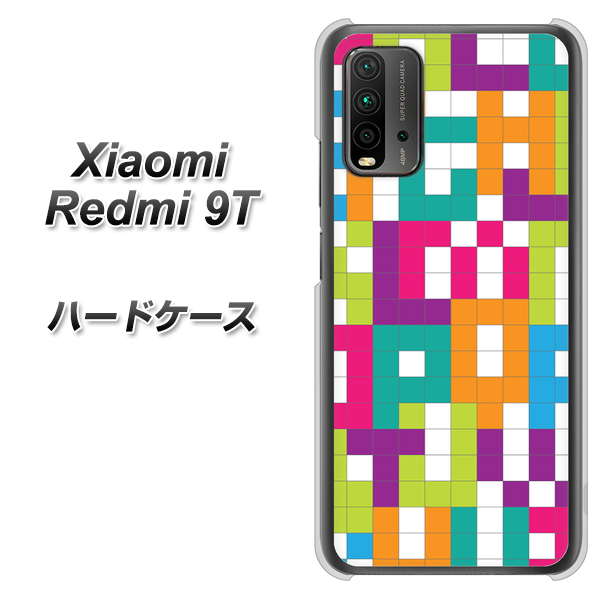 SIMフリー Xiaomi（シャオミ）Redmi 9T 高画質仕上げ 背面印刷 ハードケース【IB916  ブロックアルファベット】
