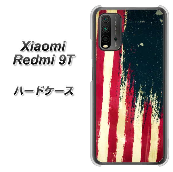 SIMフリー Xiaomi（シャオミ）Redmi 9T 高画質仕上げ 背面印刷 ハードケース【MI805  ヴィンテージアメリカ】