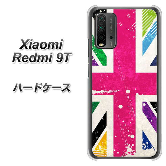 Redmi 9T SC806 ユニオンジャック ピンクビンテージ ハードケース 背面印刷