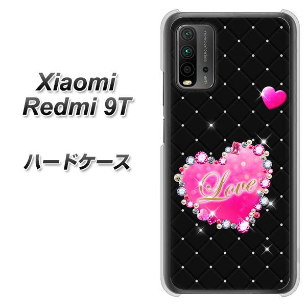 SIMフリー Xiaomi（シャオミ）Redmi 9T 高画質仕上げ 背面印刷 ハードケース【SC823 スワロデコ風プリント】