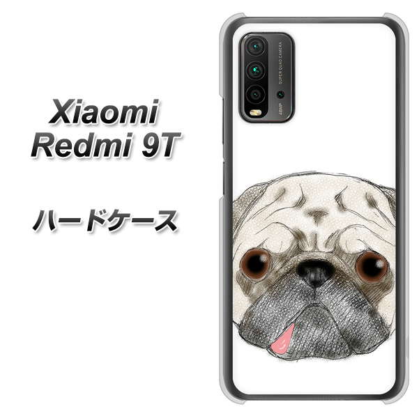SIMフリー Xiaomi（シャオミ）Redmi 9T 高画質仕上げ 背面印刷 ハードケース【YD855 パグ01】