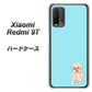 SIMフリー Xiaomi（シャオミ）Redmi 9T 高画質仕上げ 背面印刷 ハードケース【YJ062 トイプードルアプリコット（ブルー）】