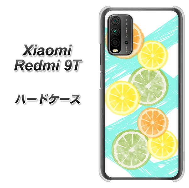 SIMフリー Xiaomi（シャオミ）Redmi 9T 高画質仕上げ 背面印刷 ハードケース【YJ183 オレンジライム】