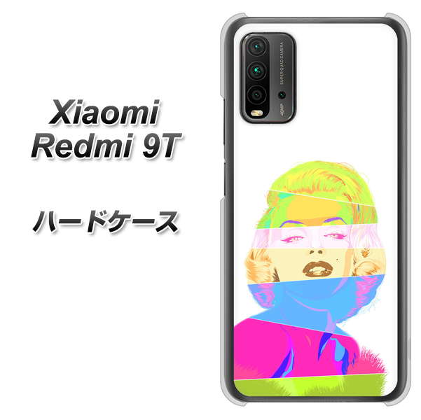 SIMフリー Xiaomi（シャオミ）Redmi 9T 高画質仕上げ 背面印刷 ハードケース【YJ208 マリリンモンローデザイン（A）】