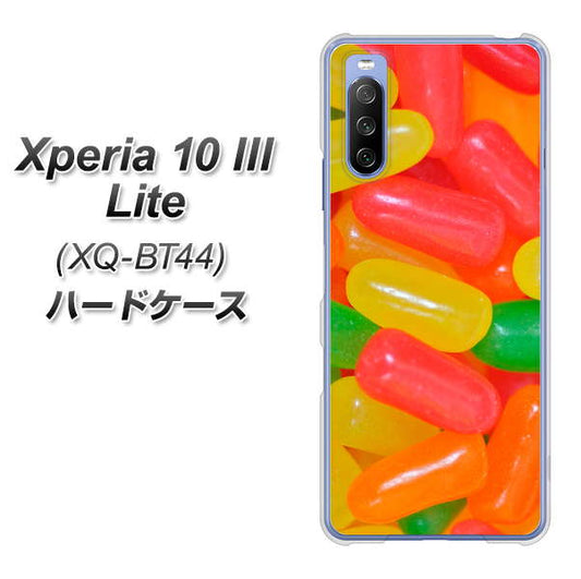 SIMフリー エクスペリア10 III Lite XQ-BT44 高画質仕上げ 背面印刷 ハードケース【449 ジェリービーンズ】