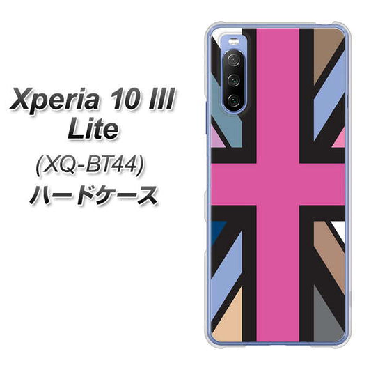 SIMフリー エクスペリア10 III Lite XQ-BT44 高画質仕上げ 背面印刷 ハードケース【507 ユニオンジャック デスカラー】