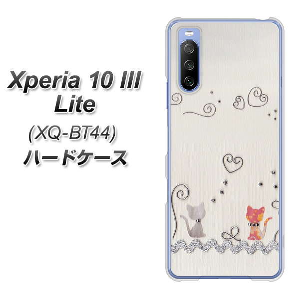 SIMフリー エクスペリア10 III Lite XQ-BT44 高画質仕上げ 背面印刷 ハードケース【1103 クラフト写真ネコ】