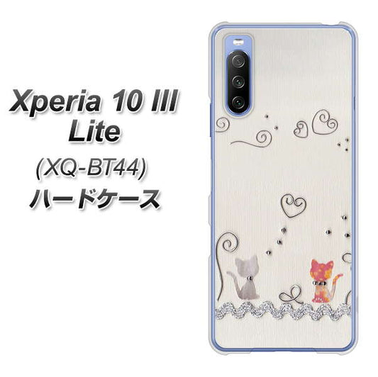 SIMフリー エクスペリア10 III Lite XQ-BT44 高画質仕上げ 背面印刷 ハードケース【1103 クラフト写真ネコ】