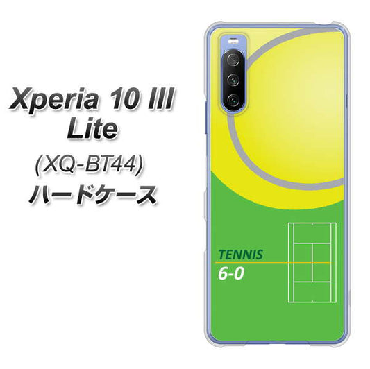 SIMフリー エクスペリア10 III Lite XQ-BT44 高画質仕上げ 背面印刷 ハードケース【IB920  TENNIS】