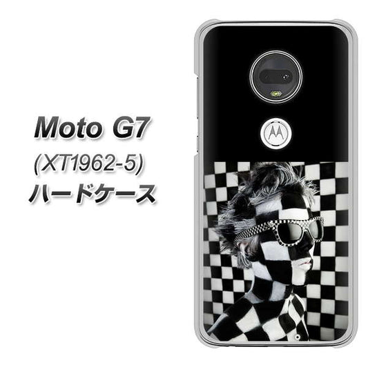 simフリー Moto G7 XT1962-5 高画質仕上げ 背面印刷 ハードケース【357 bk&wh】