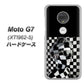 simフリー Moto G7 XT1962-5 高画質仕上げ 背面印刷 ハードケース【357 bk&wh】