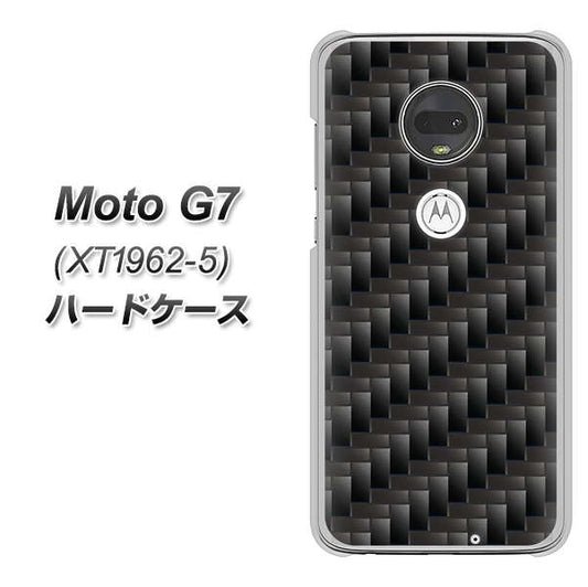 simフリー Moto G7 XT1962-5 高画質仕上げ 背面印刷 ハードケース【461 カーボン】
