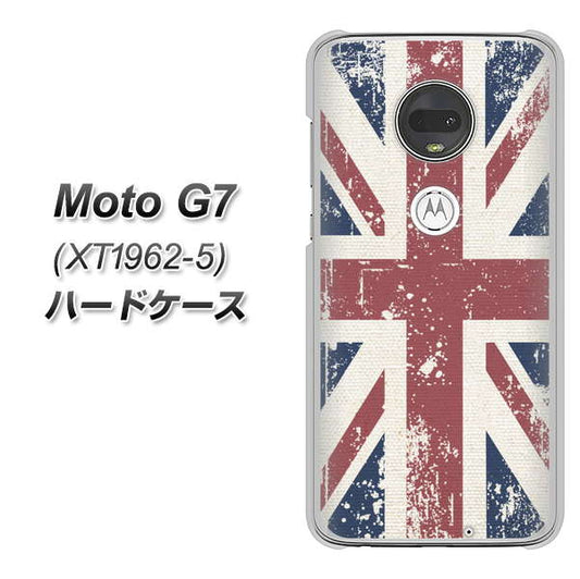 simフリー Moto G7 XT1962-5 高画質仕上げ 背面印刷 ハードケース【506 ユニオンジャック ビンテージ】