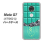 simフリー Moto G7 XT1962-5 高画質仕上げ 背面印刷 ハードケース【554 板チョコ－ミント】